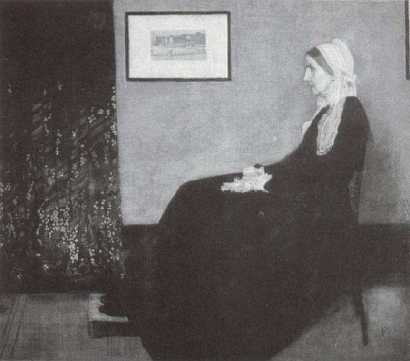 James Mcneill Whistler Arrangement in Grau  und Schwarz oil painting image